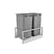 Rev-A-Shelf Aluminum, Silver, 14.77 in W, 22.92 in H, 22.13 in D, 22.09 in L, Silver 5349-2150DM-217 - alternate 1